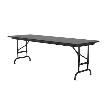Correll CFA Adjustable HPL Folding Tables 24x60 Montana Granite CFA2460PX-55